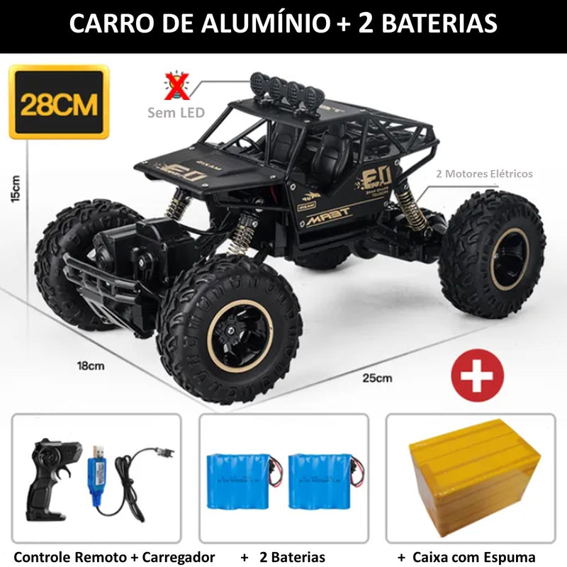 Carrinho de Controle Remoto 4X4 Monster Truck - 28cm