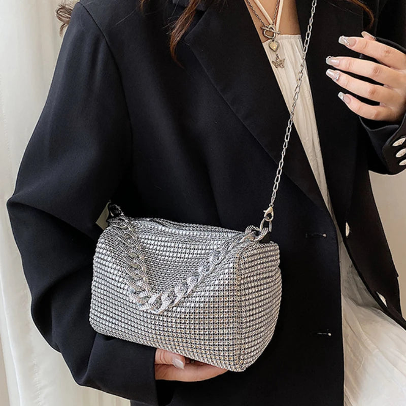 Bolsa Strass Brilhante