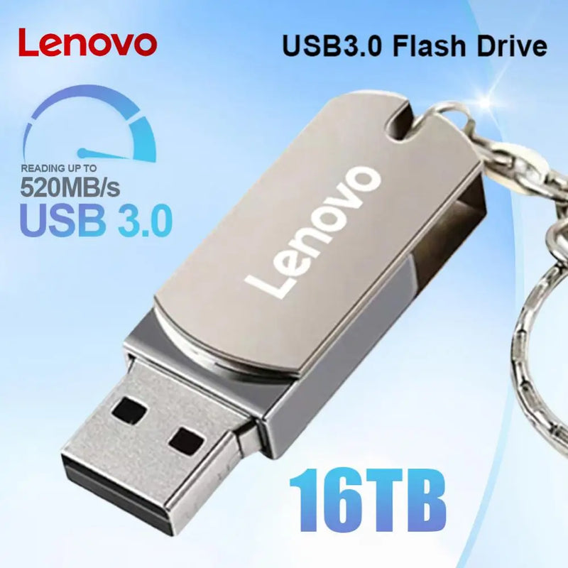 Pen Drive Lenovo Super 3.0 Metal  4TB - 8TB - 16TB