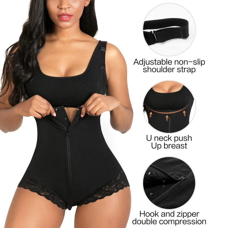 Modelador Bodysuit com Zíper