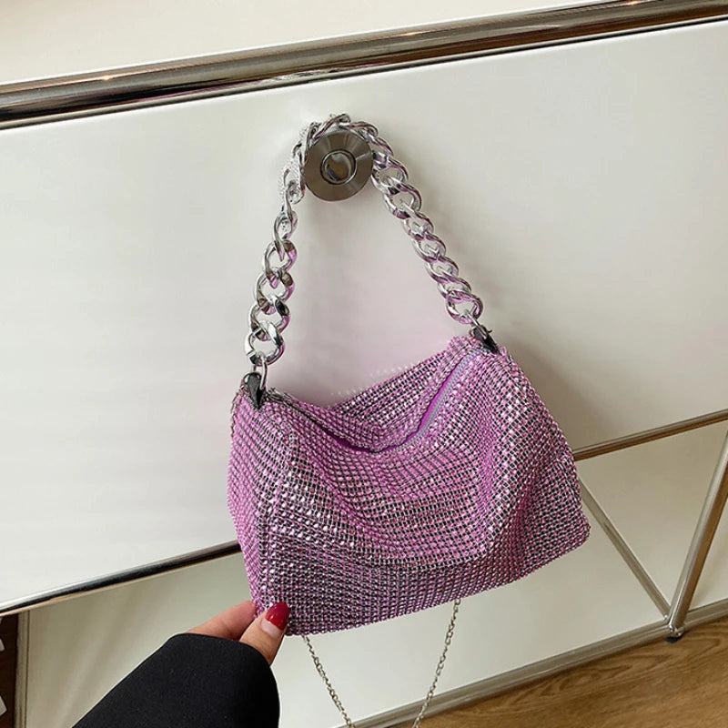 Bolsa Strass Brilhante